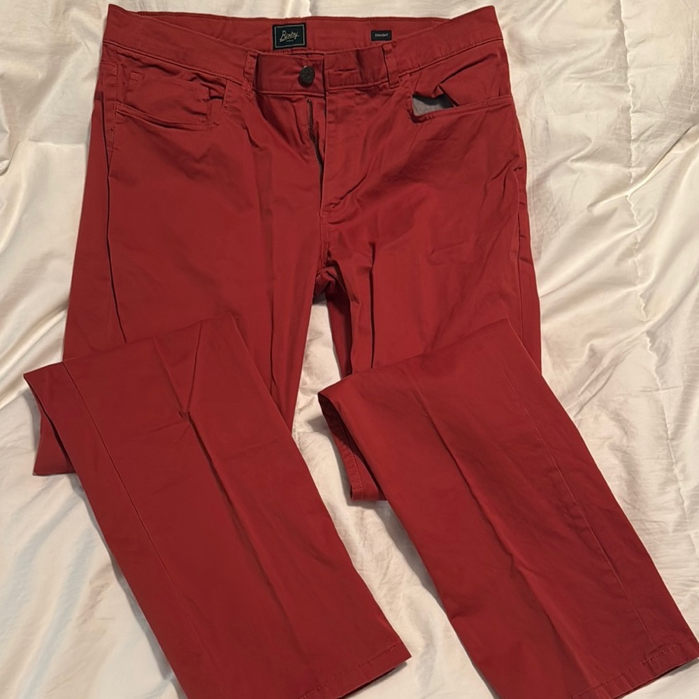 Men's Red Chinos